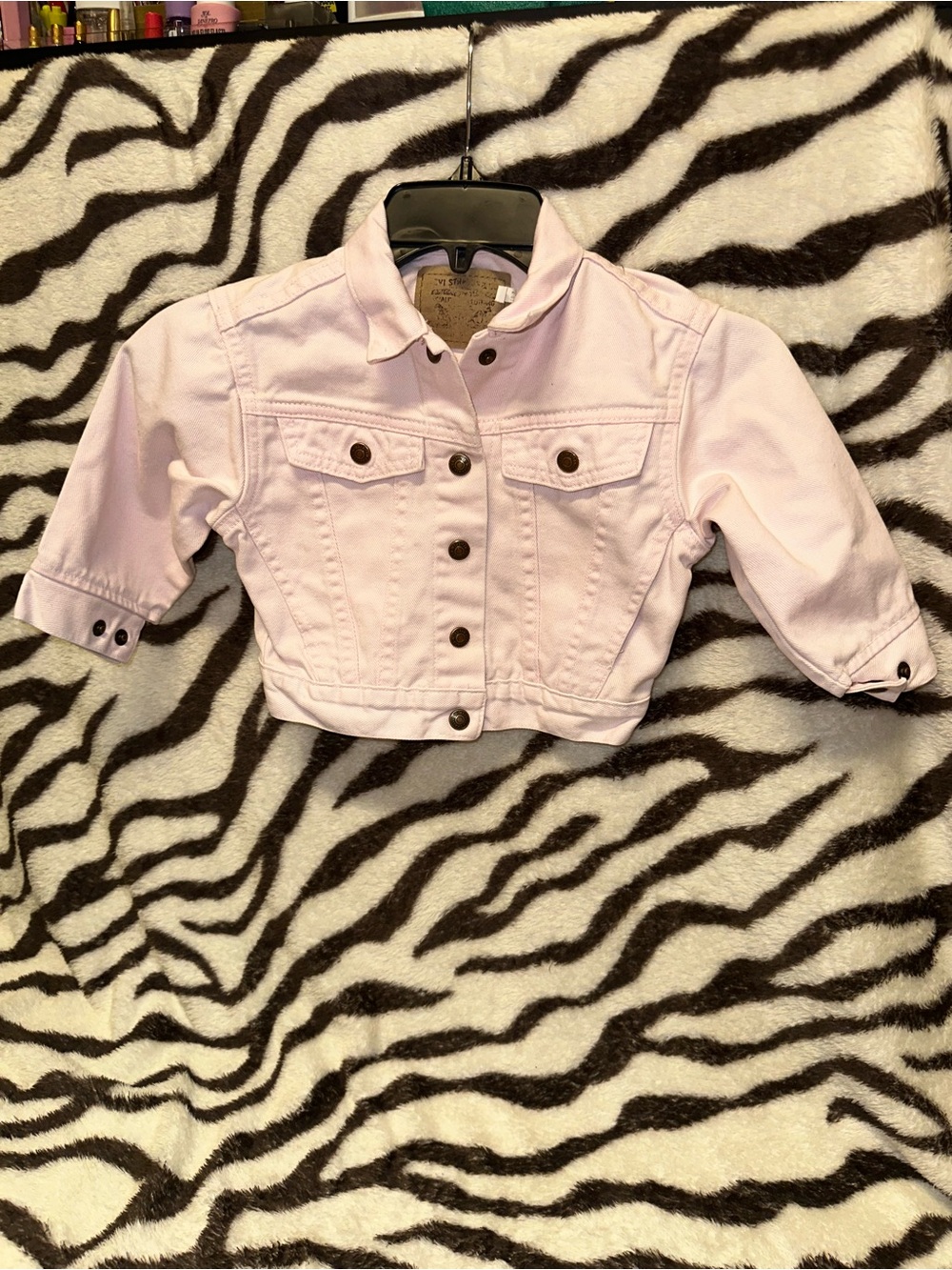 Vintage Levi’s Kids Light Pink Denim Jacket
